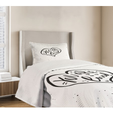 You Are Loved Heart Bedspread Set