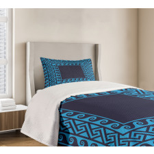 Swirl Waves Hellenic Bedspread Set