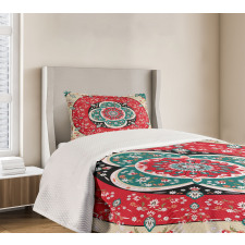 Circles Blooms Bedspread Set