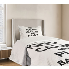 Play Baseball Theme Bedspread Set