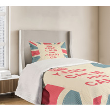 Carry on British Flag Bedspread Set