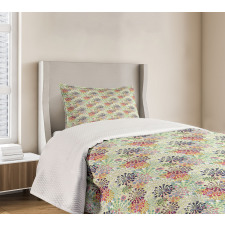 Ornamental Dots Design Bedspread Set