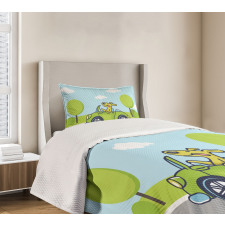Puppy on the Road Bedspread Set