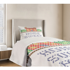 Shape Stitch Bedspread Set