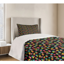 Abstract Raindrops Art Bedspread Set