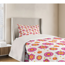 Flower Blooms Bedspread Set