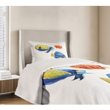 Tropic Accents Aquarium Bedspread Set