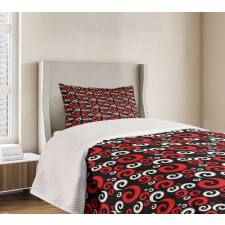 Spirals and Dots Bedspread Set