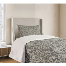 Romantic Rose Motifs Bedspread Set