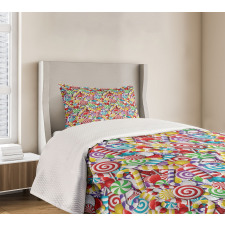 Bonbons Lollipops Bedspread Set