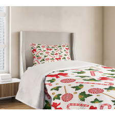 Mistletoe and Sweets Bedspread Set