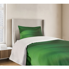 Green Ombre Effect Bedspread Set