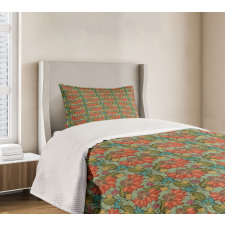 Oriental Nature Flourish Bedspread Set