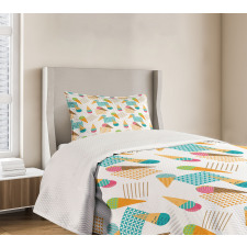 Geometrical Graphic Bedspread Set