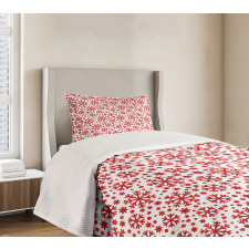 Star and Dot Pattern Bedspread Set