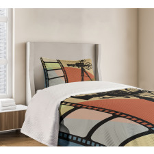 Abstract Retro Bedspread Set