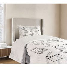 Sketchys Bedspread Set