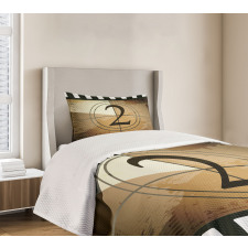 Countdown Theme Bedspread Set