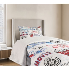 Notebook Doodle Bedspread Set