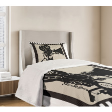 Film Frame Deisgn Bedspread Set