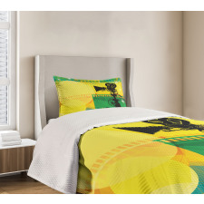 Abstract Vibrant Bedspread Set