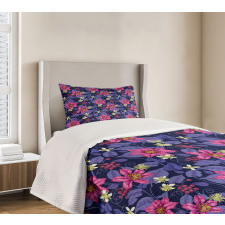 Tropicana Orchids Hawaii Bedspread Set