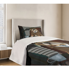 Detective Dog Bedspread Set