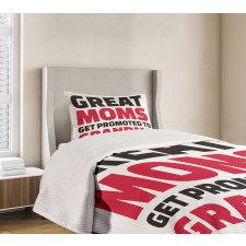 Positive Slogan Bedspread Set