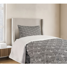 Stripes Sqaures Bedspread Set