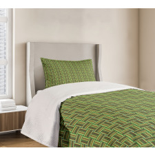 Stripe Motifs Bedspread Set