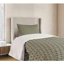 Colorful Ornamental Bedspread Set