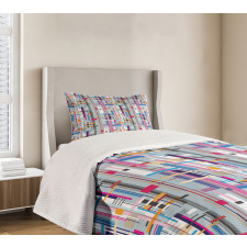 Colorful Modern Art Bedspread Set