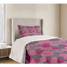 Lace Swirled Circle Bedspread Set