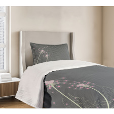 Hearts Pastel Love Bedspread Set