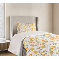 Autumn Field Foliage Bedspread Set