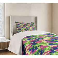 Modern Design Wave Bedspread Set