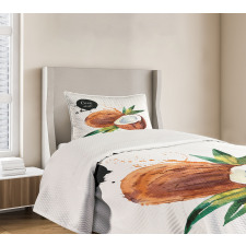 Exotic Fruit of Hawaii Bedspread Set