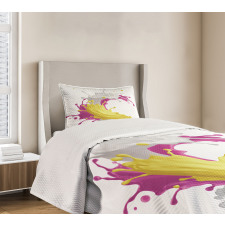 Mixed Drink Splash Bedspread Set