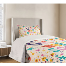 Get Well Soon Wish Cheery Bedspread Set