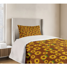 Cartoon Blossoms Bedspread Set