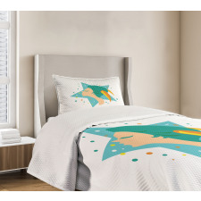 Woman and Horn Bedspread Set