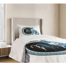 Abstract Sign Bedspread Set