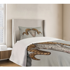 Ram Horns Bedspread Set