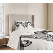 Head of Aries Art Bedspread Set