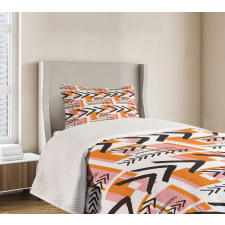 Grunge Shapes Bedspread Set