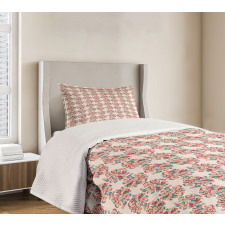 Spring Swirl Foliage Bedspread Set