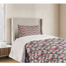 Pastel Color Brushstrokes Bedspread Set