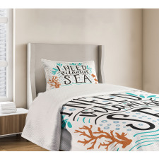 Inspirational Words Art Bedspread Set