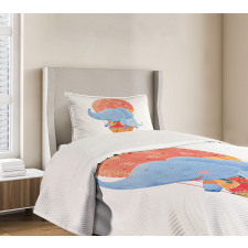 Elephant Hot Air Balloon Bedspread Set