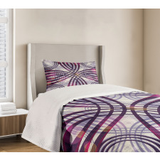 Groovy Geometric Bedspread Set